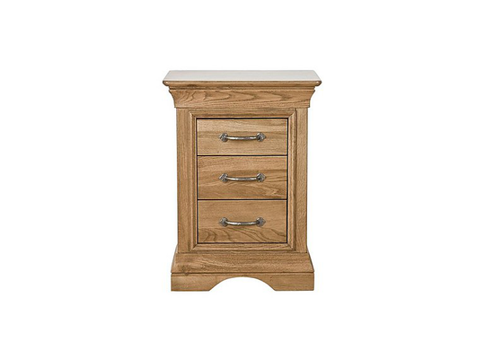 Versailles 3 Drawer Bedside Table