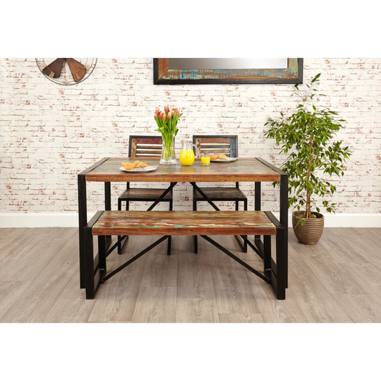 Urban Chic Table With Bench And Chairs