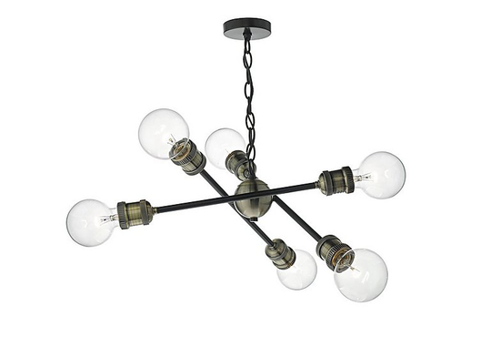 Brigade 6 Light Pendant Ceiling Light