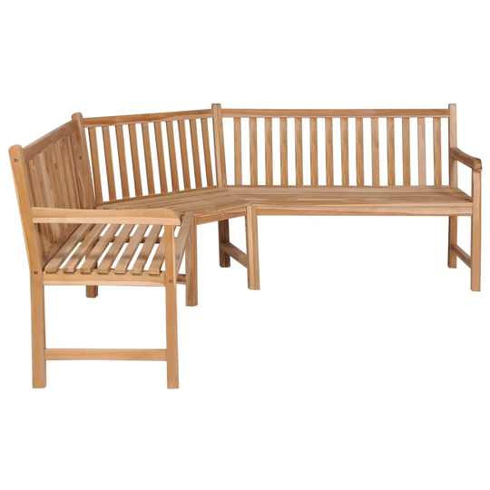 Vidur Teak Garden Corner Bench