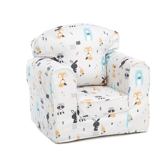 Animal Camp Children's Club Chair