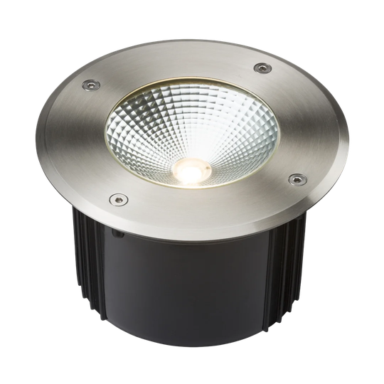 230V IP65 9W LED Stainless Steel Recessed Ground Light 3000K