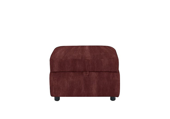 Uniqa Fabric Storage Stool - Brown