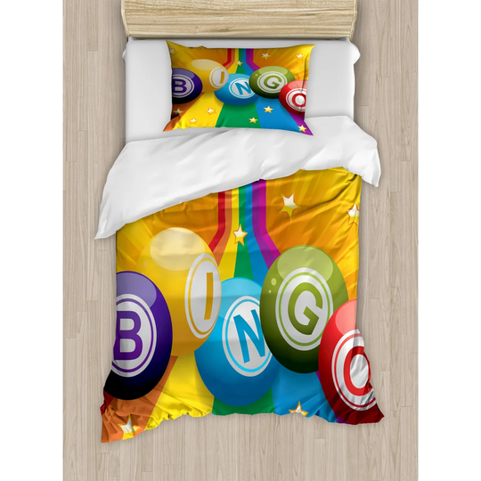 Scott Multicolour 100% Brushed Microfibre Duvet Cover Set