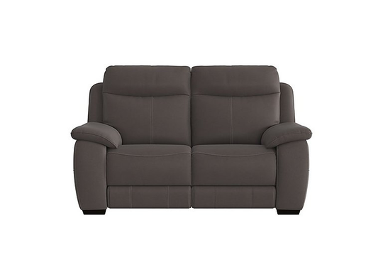 Starlight Express 2 Seater Fabric Recliner Sofa with Power Headrests - Grey