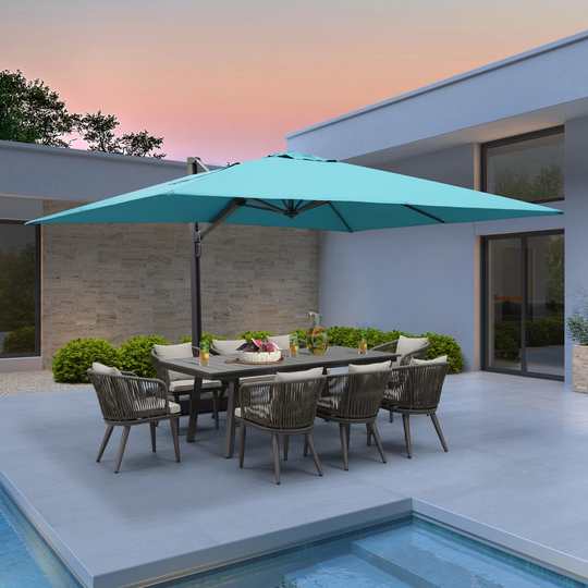 Mcduffy 3m x 4m Rectangular Canilever Parasol