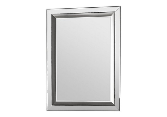 Madrid Rectangle Mirror - Silver