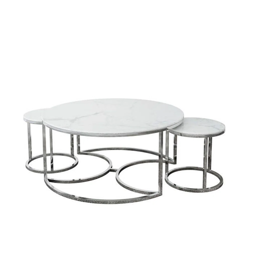 Woden Coffee Table Set