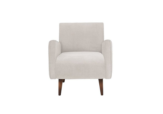 Alexander and James - Sumptuous Fabric Accent Chair - Grey