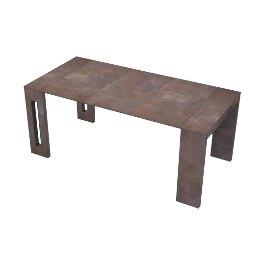 Yarbro Extendable Removable Leaf Four Leg Dining Table