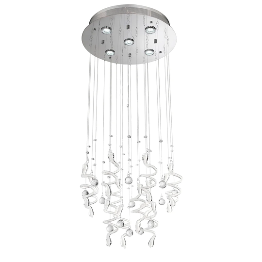 Pigtail 5 Light Cascade Pendant Light