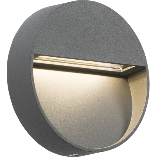 230V IP44 3W LED Round Wall/Guide Light