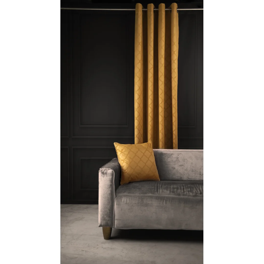 Chesnut Velvet Chic Marocco Eyelet Blackout Curtain