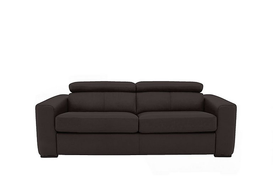 Infinity 3 Seater Leather Sofa Bed - Brown- World of Leather