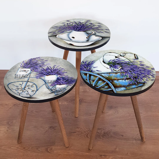 Romona 3 Piece Nest of Tables
