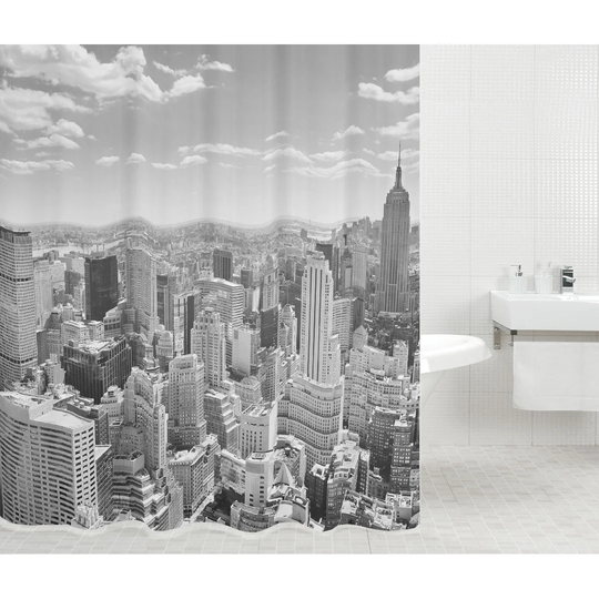 Skyline New York Polyester Shower Curtain