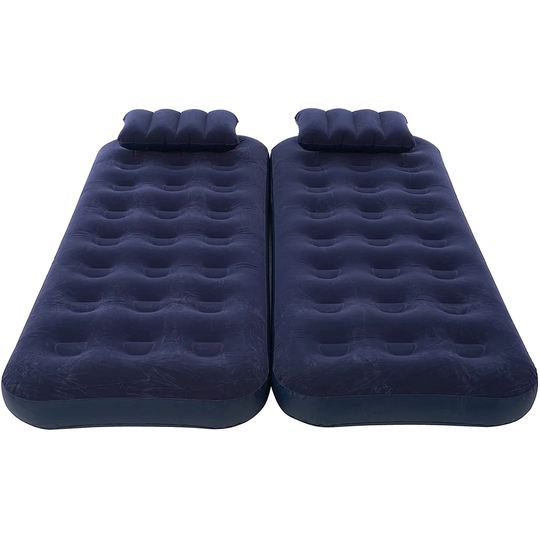 Abberton 4 In 1 Flocked 191cm Air Bed