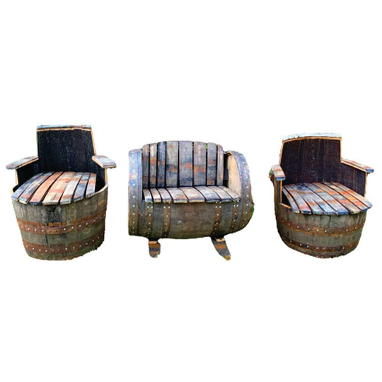 Khajag 3 Piece Wooden Bench Set