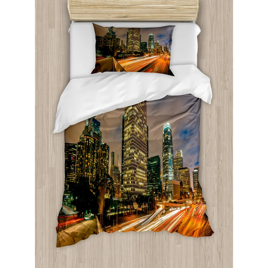 Sprague Multicolor 100% Brushed Microfibre Duvet Cover Set