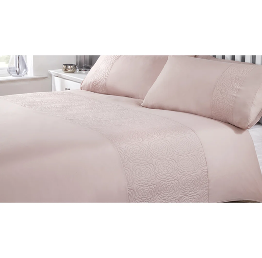 Hughes Blush 144 TC Duvet Cover Set