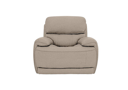 Relax Station Rocco Fabric Power Rocker Armchair with Power Headrest - Beige