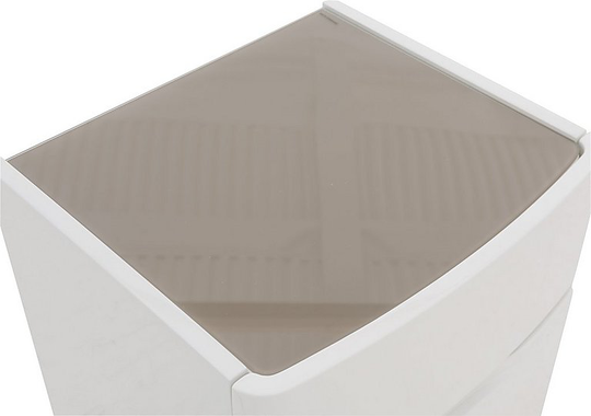 Neptuni 2 Drawer Bedside Chest - Beige