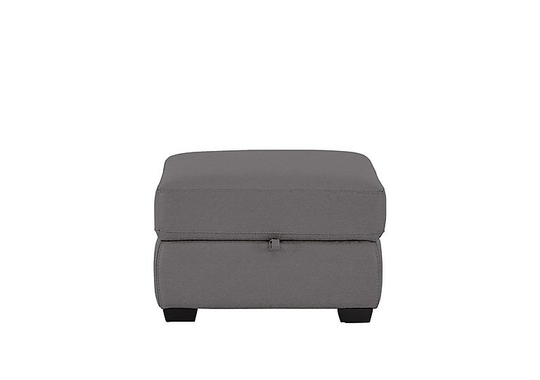 Compact Collection Petit Fabric Storage Footstool