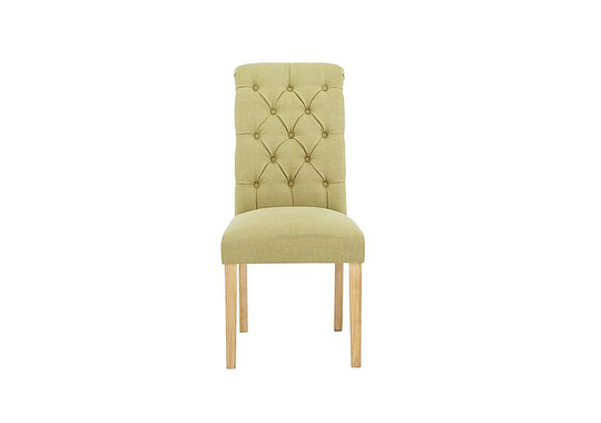 Furnitureland - Angeles Button Back Chair - Green