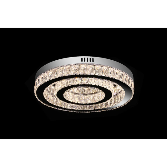 Led Flush Double Ring Light With Remote