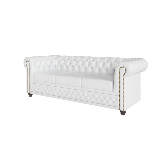 Quilted sofa with sleeping function 3 seater Chesterfield Erra