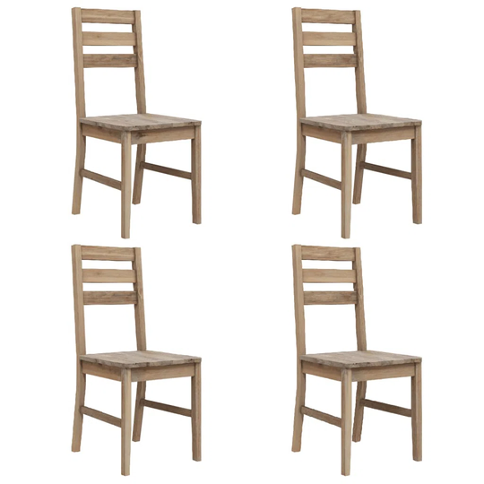 Lanesborough Solid Wood Stacking Side Chair in Brown