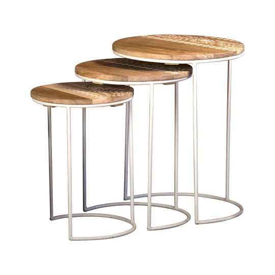 Diedrick 3 Piece Nest of Tables
