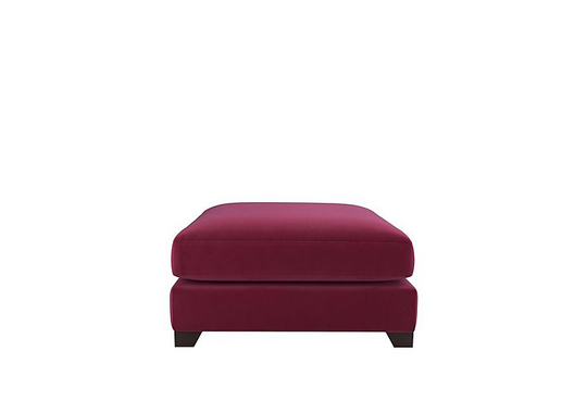 The Lounge Co. - Lorrie Fabric Footstool - Pink