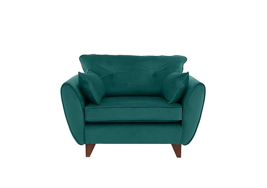 Felix Fabric Cuddle Chair - Teal