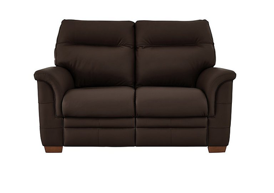 Parker Knoll - Hudson 2 Seater Leather Power Recliner Sofa - Brown