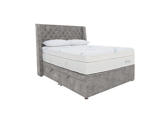 Sleepeezee - Geltouch Advanced 10000 Side-Lift Ottoman Divan Set - Super King - Grey