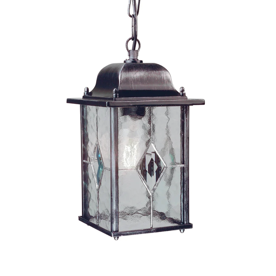 Bordeaux 1 Light Lantern in Black