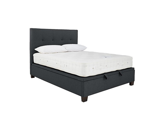 Hadley Ottoman Bed Frame - Double - Grey