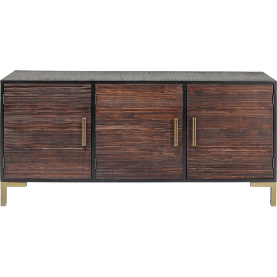 160" Wide Poplar Solid Wood Sideboard