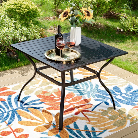 Leigh Steel Dining Table