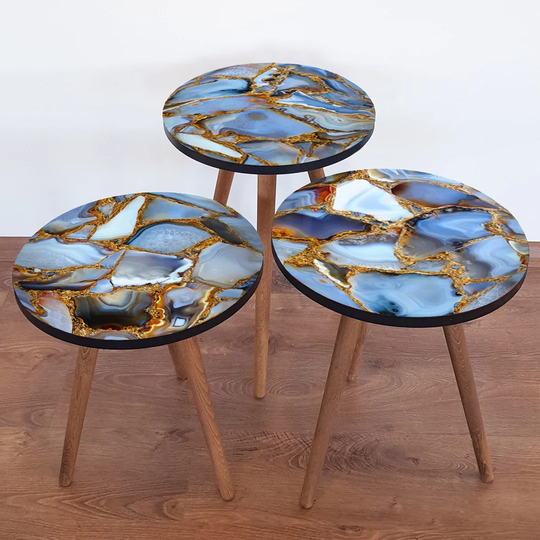 Aubin 3 Piece Nest of Tables