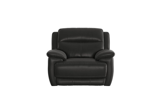 Touch Leather Armchair - Black- World of Leather