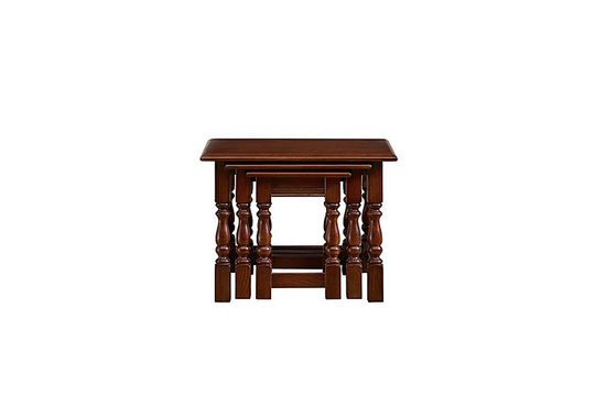 Old Charm Nest Of Tables - Brown