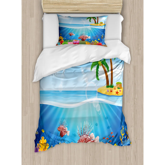 Minehead 100% Polyester Duvet Cover Set