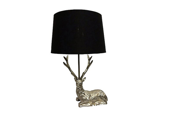 Small Resting Stag Table Lamp
