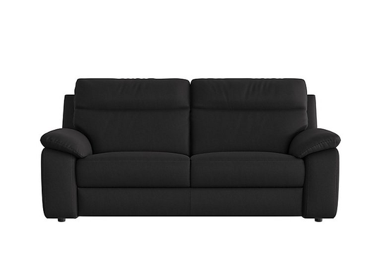 Nicoletti - Pepino 3 Seater Fabric Sofa - Black