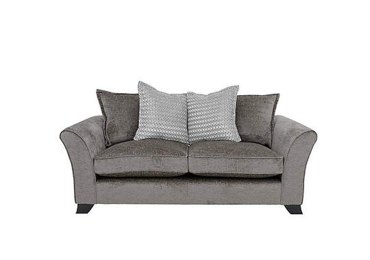 Sasha 3 Seater Scatter Back Sofa - Grey