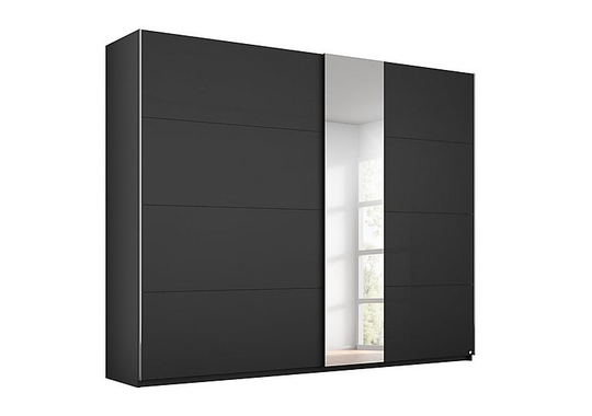 Rauch - Perth Sliding 240cm Wardrobe - Black