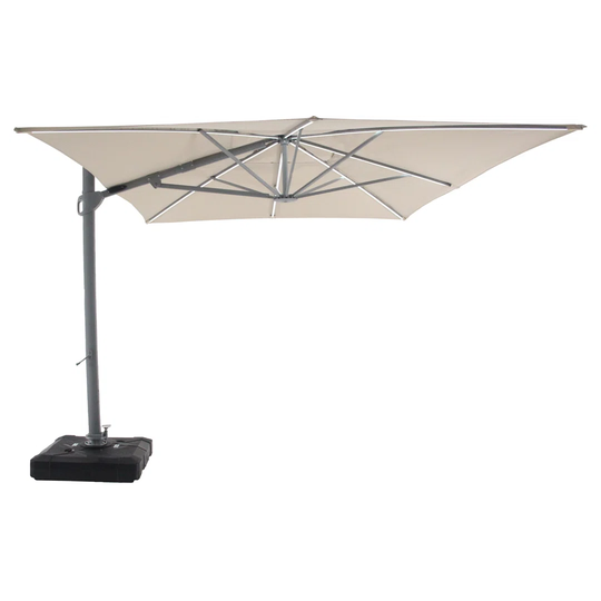 Ariyani 3m X 4m Rectangular Cantilever Parasol with Lights