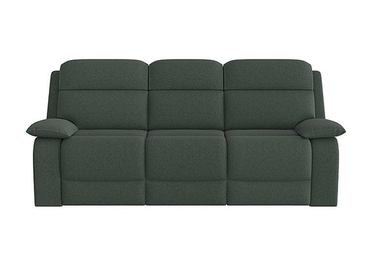 Moreno 3 Seater Fabric Sofa - Green